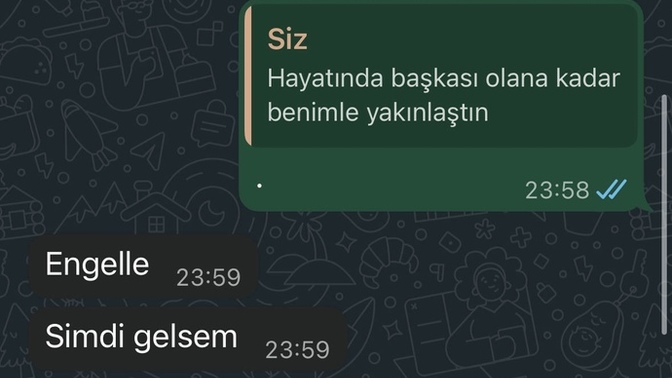 Eski sevgilimin tek derdi yakınlaşmak miydi?