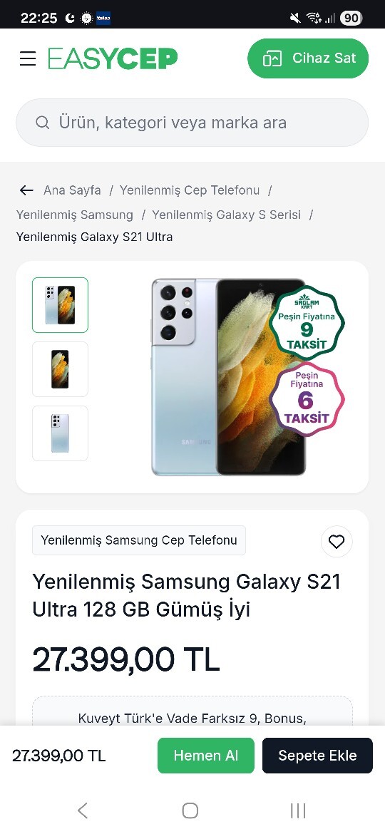 Yenilenmiş telefon alınır mı Easycep mi Getmobile mi daha iyi güvenilir sizce?