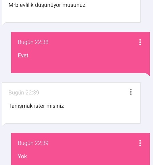 Daha önce hiç evlenme teklifi aldınız mı?