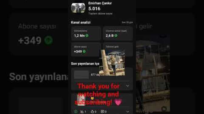 YouTube’da 5 bin abone oldum, bu sayı sizce iyi bir başarı mı?