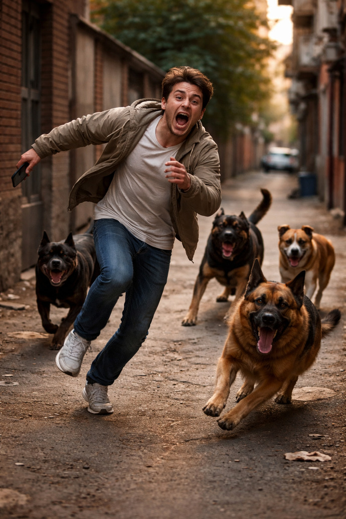 Sizi köpek kovaladı mı?
