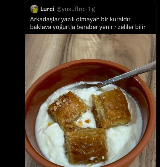 Baklavanın yanında yoğurt yenir mi, tatlıyla yoğurt kombini sizce nasıl?