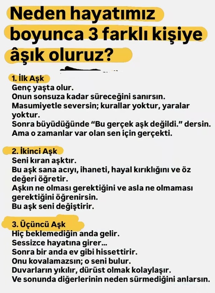 Hayatınız boyunca kaç farklı kişiye aşık oldunuz 😍?