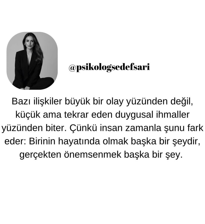 İlişki de duygusal ihmaller nelerdir?