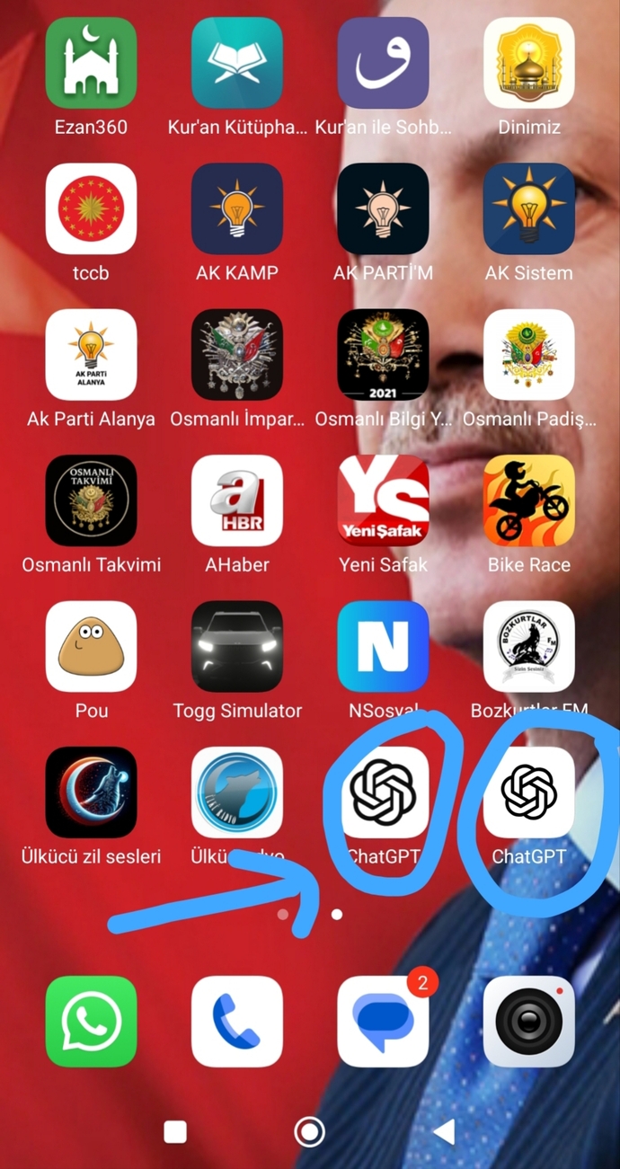 Play storedan Chatgpt indirdim ama iki tane indi ve arayüzleri farklı virüs olabilirmi bilgisi olan var mı?