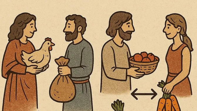 Para tamamen ortadan kalksa ve takas usulü geri gelse hangi yeteneğinizle hayatta kalırsınız?