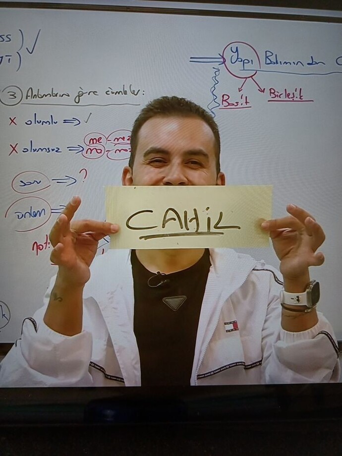 Cahille sohbeti kestiniz mi?