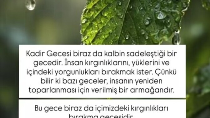 Bu gece var mısınız dualarla hafiflemeye, affolunmak için birlikte dua edelim mi?