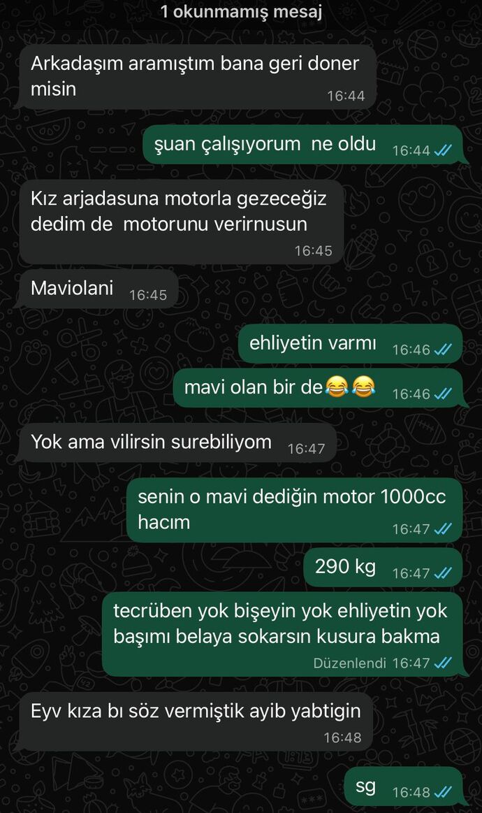 Ehliyeti olmayan arkadaşa Araç verilir mi?