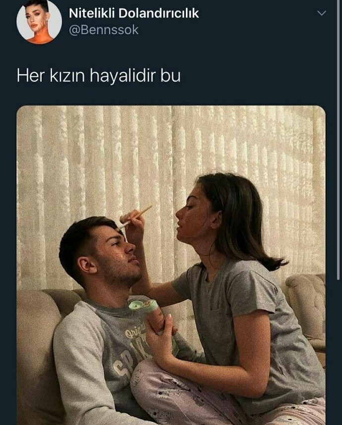 Sevgilinizin size makyaj yapmasına izin verir misiniz?