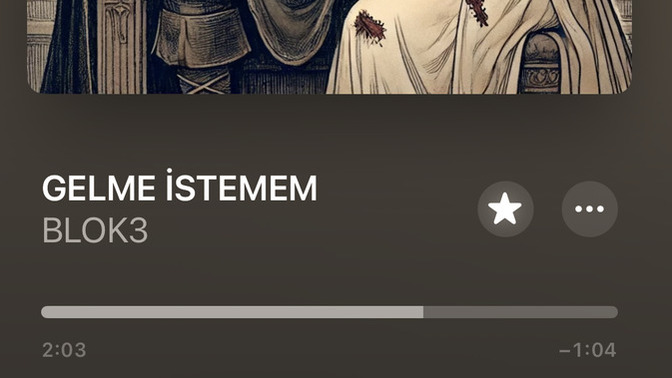 Size hangi blok şarkısını bıraktığımı söyleyim mi?