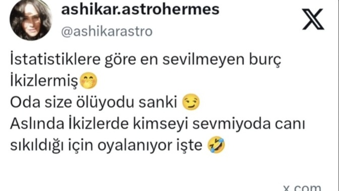 İkizler burcunun sevilmemesinin ardında, gizli bir kıskançlık olabilir mi?