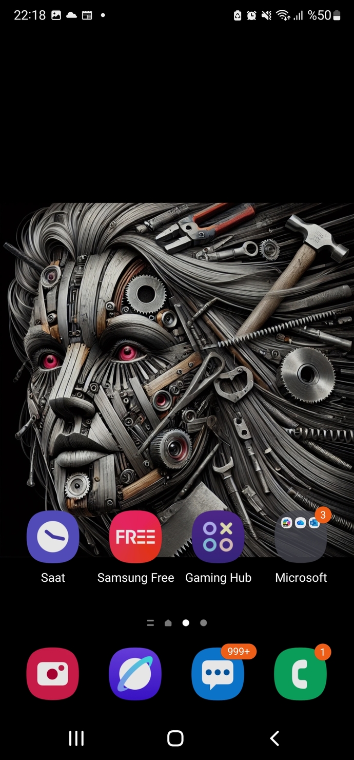 Telefon duvar kağıdında ne var?
