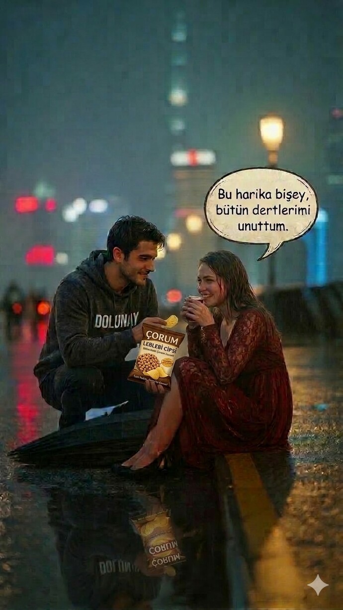 Son yediğin şeyi yanımdaki kadın çayın yanında yeseydi, ispanyol kadın ne yemiş olurdu?