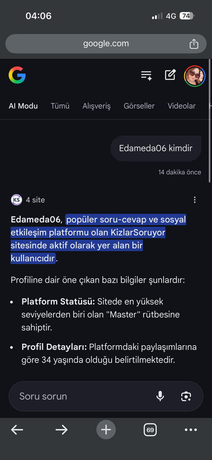 Eski kendimi Googlede arattım ve AI beni tanıdı. Siz de arattınız mı hiç kendinizi?