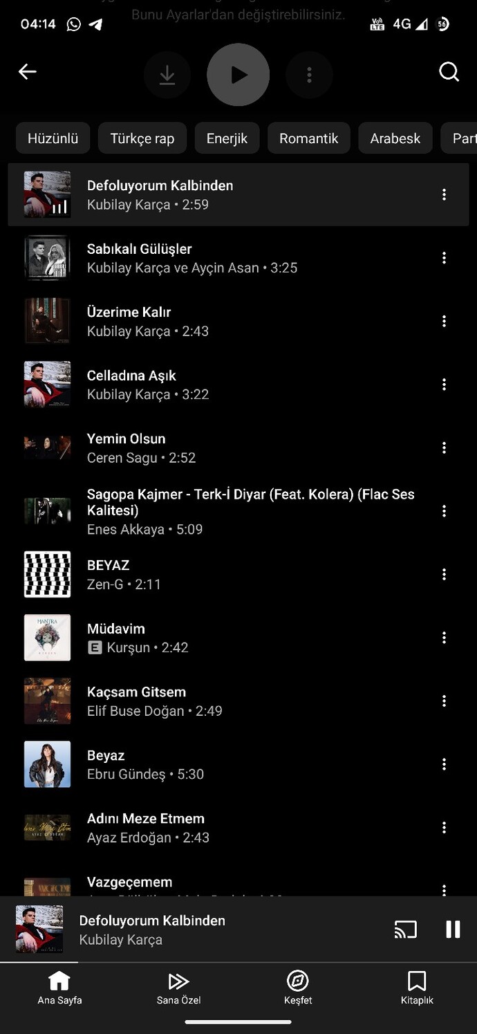 Şu an hangi şarkıyı dinliyorsun, Spotify listende neler dönüyor?