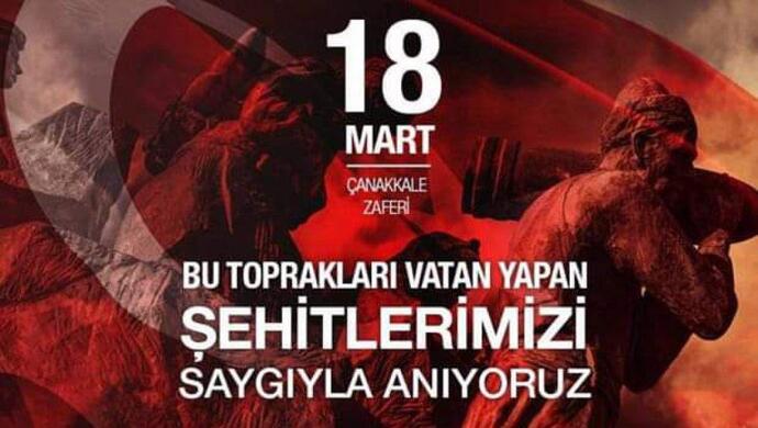 Bugün 18 Mart  Çanakkale Zaferi 111. yılı neler söylemek istersiniz?
