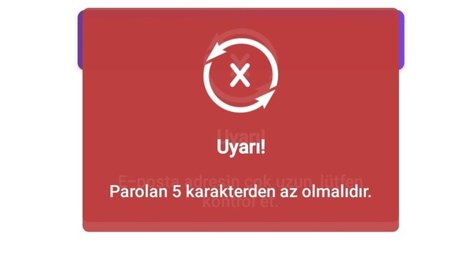 Uygulama üzerinden giriş yaparken sürekli bad request hatası alıyorum, tarayıcıdan sorunsuz girerken neden böyle oluyor?