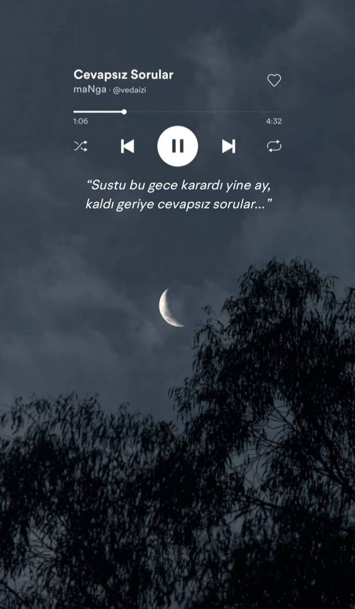 Son zamanlarda en çok dinlediğiniz şarkı hangisi 🎵🎶?