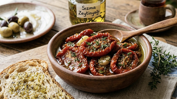 Zeytinyağlı kuru domates sever misiniz?
