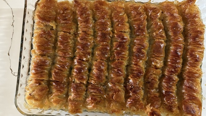 Baklava yaptım nasıl?