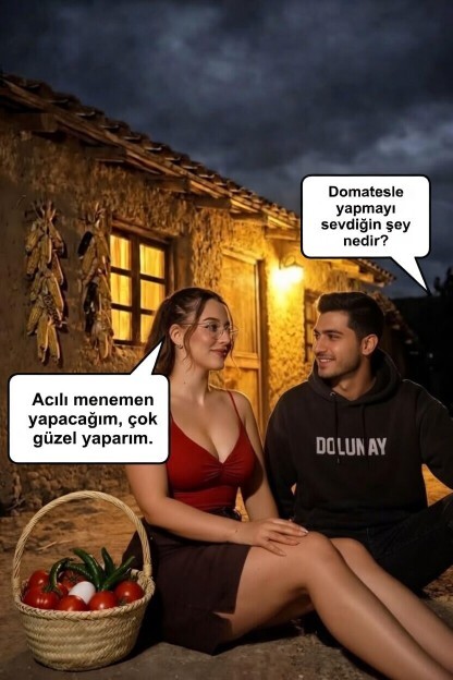Domates biber ve yumurtadan yapmayı sevdiğin şeyler nelerdir?
