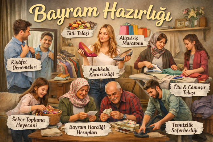 Bayram hazırlığı için kimler neler yaptı, neler aldınız neler hazırladınız?