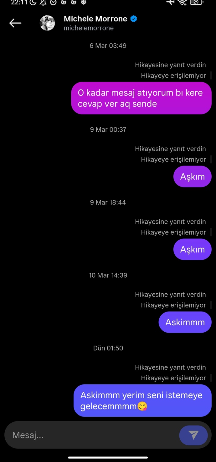 Hiç bir ünlüye DM atıp cevap beklediniz mi, geri dönen oldu mu?