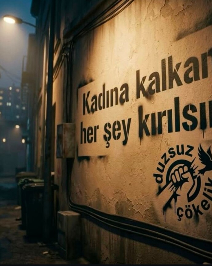 Kadına kalkan her şey kırılsın haksizmıyz?