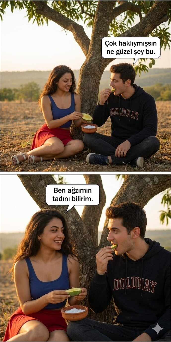 Ben onu tuz ile yiyince bayılıyorum dediğiniz yiyecek var mı?
