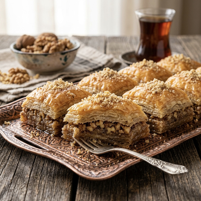 Cevizli baklava mı antepfıstıklı baklava mı?