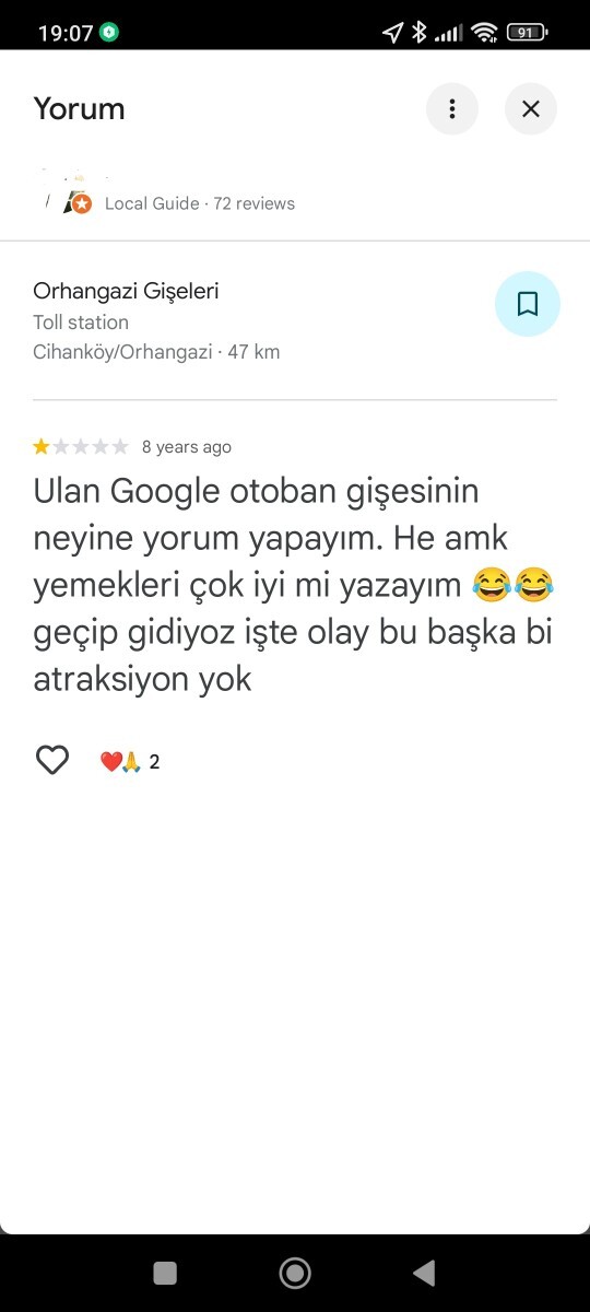 Ziyaret ettiğiniz restoran, cafe yorumlarını dikkate alır mısınız ve yorum yapar mısınız?