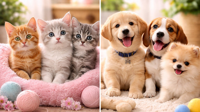 Kediler mi, köpekler mi daha şirin?