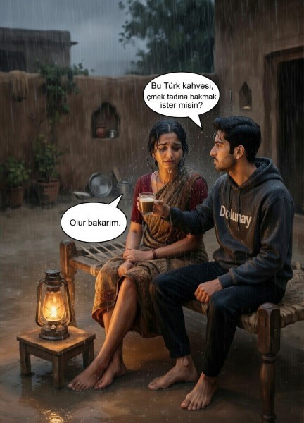 Yağmurlu havada kahveyi nasıl içiyorsunuz?