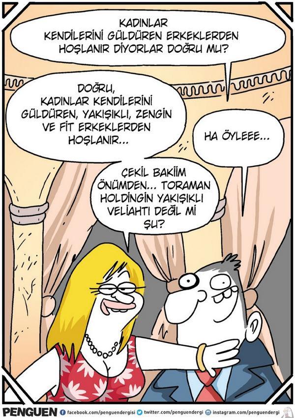 Hani kadınlar kendilerini güldüren erkeklere düşerlerdi... ?