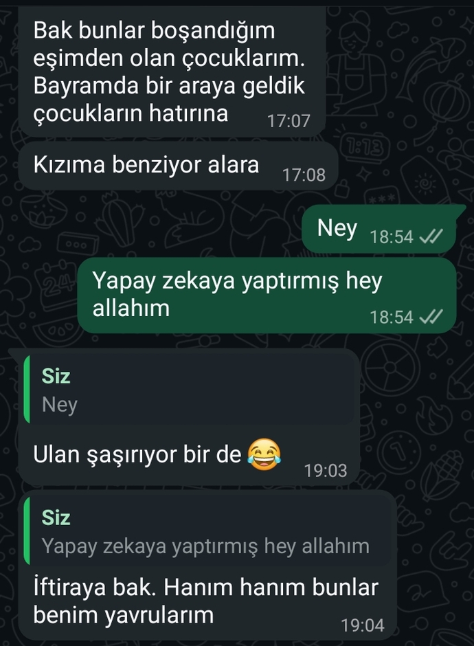 Başımı yeni kaldırdım ya şaka mıııığ