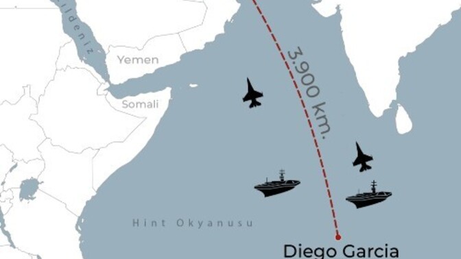 İran'dan Diego Garcia adasına 2 adet balistik füze. Bu işin sonu nereye varacak?