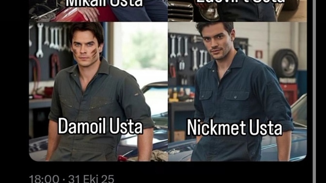 Hangi erkek tipi her gün sanayiye gitme sebebiniz olurdu?