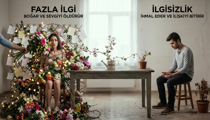 Fazla ilgi sevgiyi öldürür mü, yoksa ilgisizlik mi bitirir ilişkiyi?