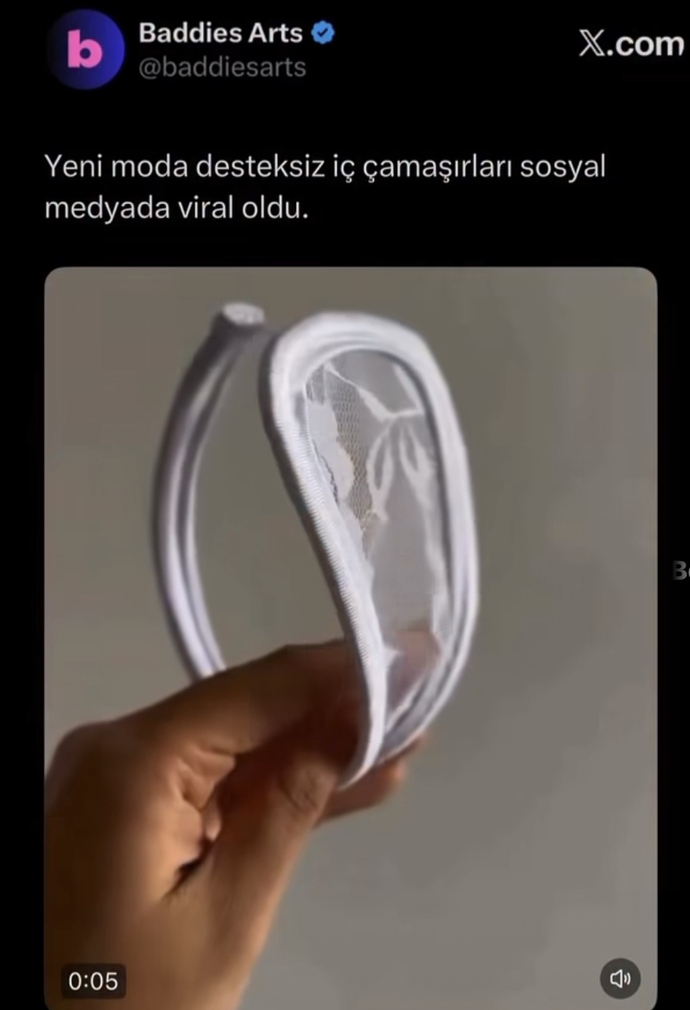 Kızlar, bu garip iç çamaşırı yıllardır vardı ama bunu gerçekten alan var mı aramızda 😅?