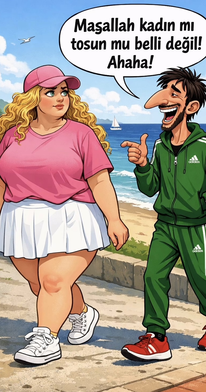 Sürekli Kızlara sallayan Türk erkeği karikatürü nasıl 😅 ?