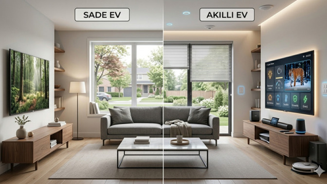 Sizce akıllı ev mi yoksa sade ev mi?