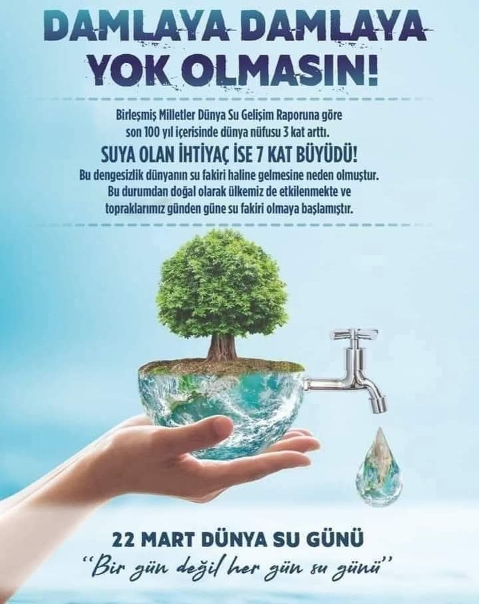 Dünya Su Gününde siz su tasarrufu için günlük hayatınızda neler yapıyorsunuz?