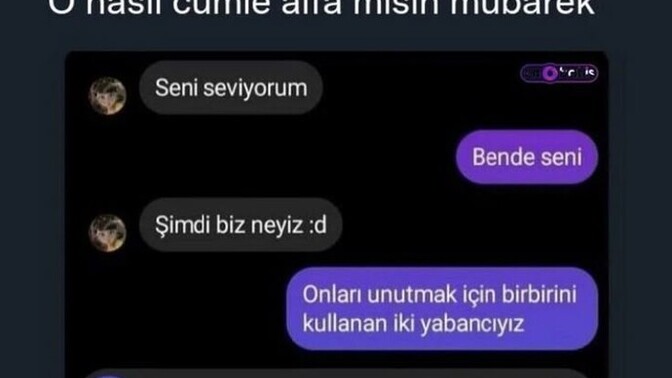 Birini yarabandı olarak kullandınız mı? ya da  kullanıldığınızı düşündünüz mü ?