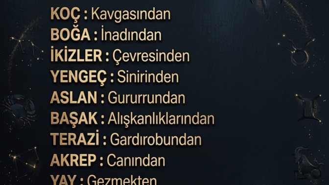 Sevince nelerinden vazgeçersin?