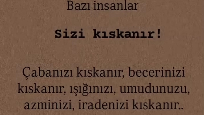 Kıskanılan biri misin?
