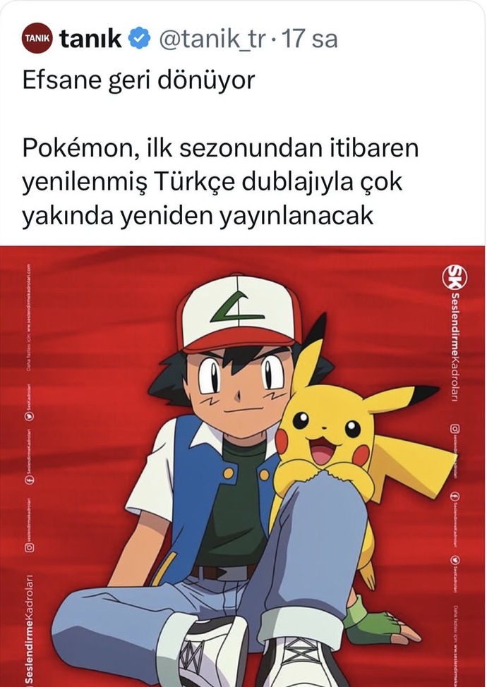 Pokemon geri dönüyor 💫 yayınlansa izler misiniz?