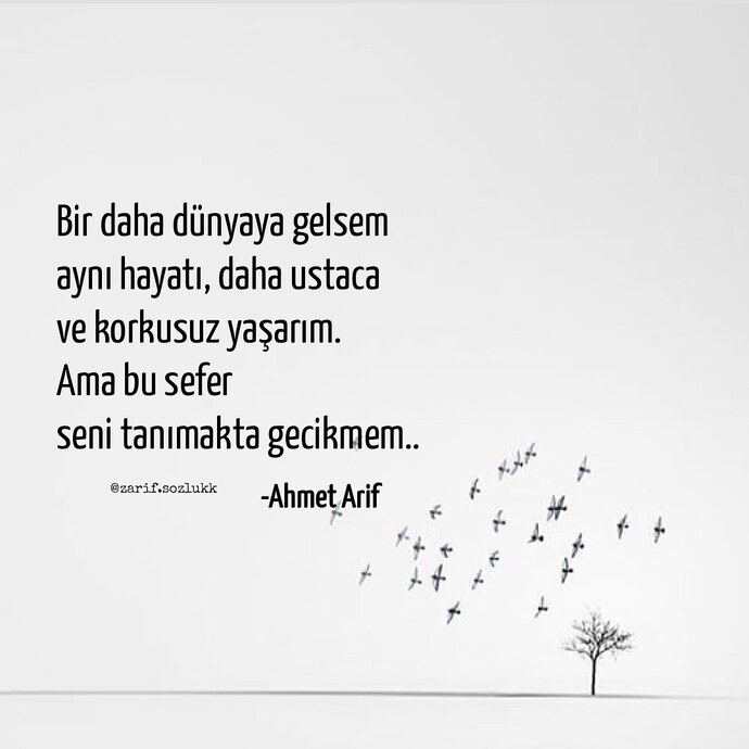 Bir daha dünyaya gelsem seni daha erken bulurum dediğiniz birini tanıdınız mı?