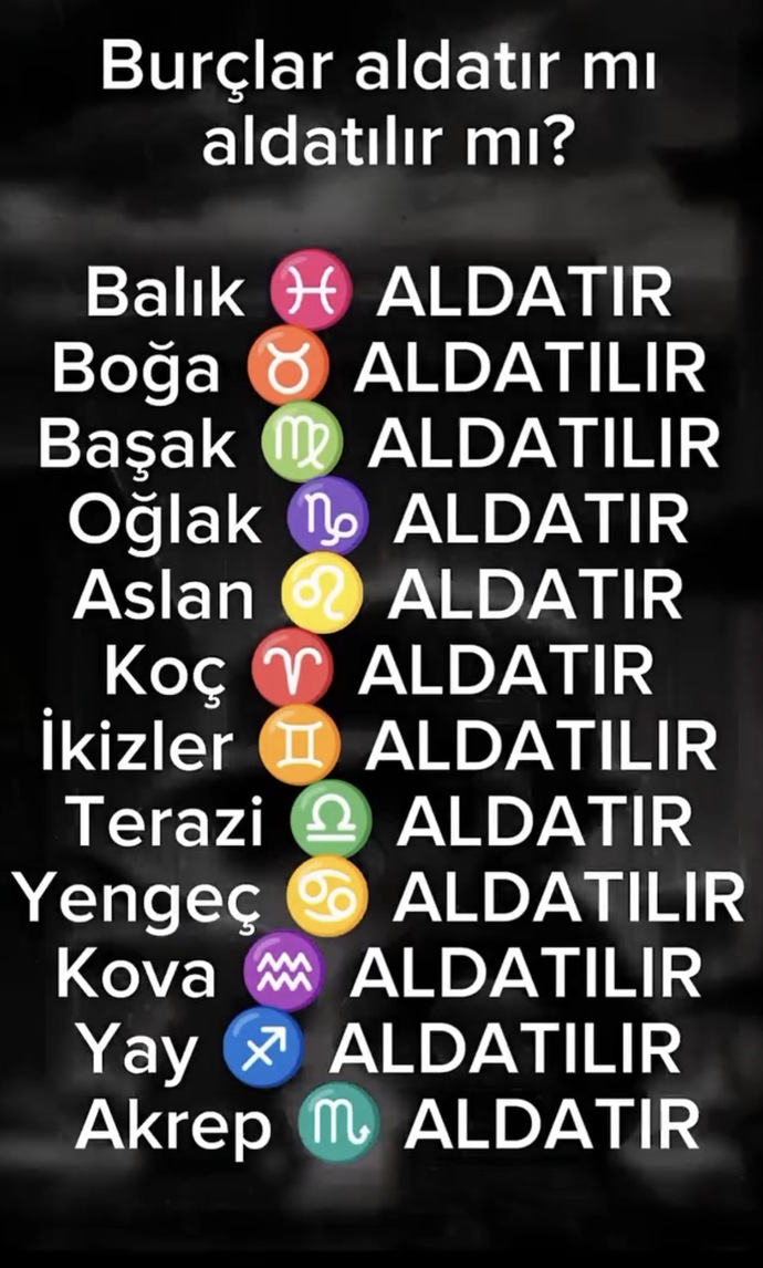 Hangi Burçlar Aldatır?