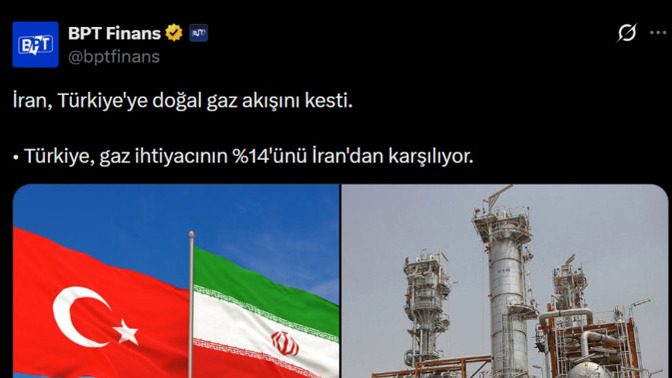 İran bize gelen doğalgazı kesti, şimdi Türkiye neden doğalgazı tek bir yerden almıyor anladınız mı?